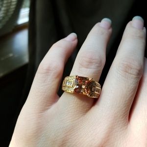 Women's  Citrine stone ring